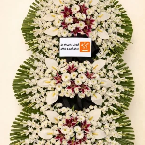 تاج گل ترحیم سه طبقه