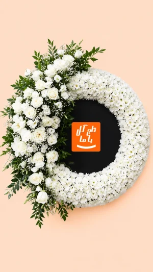 تاج گل ترحیم یک طبقه ارزان