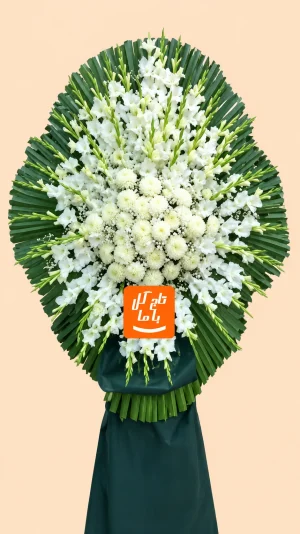 تاج گل ترحیم یک طبقه ارزان